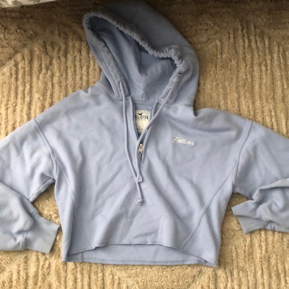 Hollister cropped hoodie